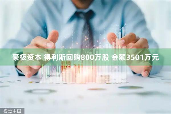 豪极资本 得利斯回购800万股 金额3501万元