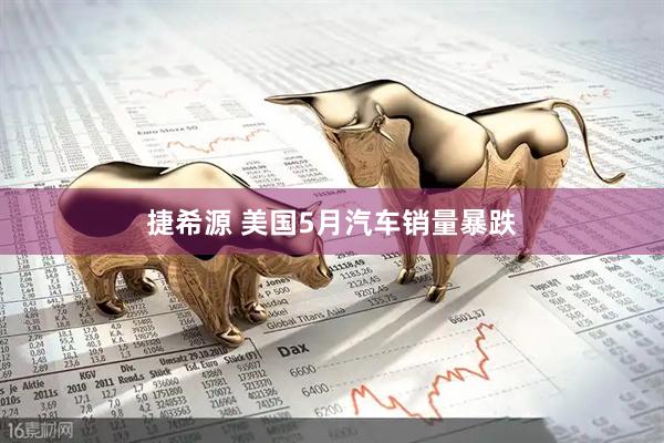 捷希源 美国5月汽车销量暴跌