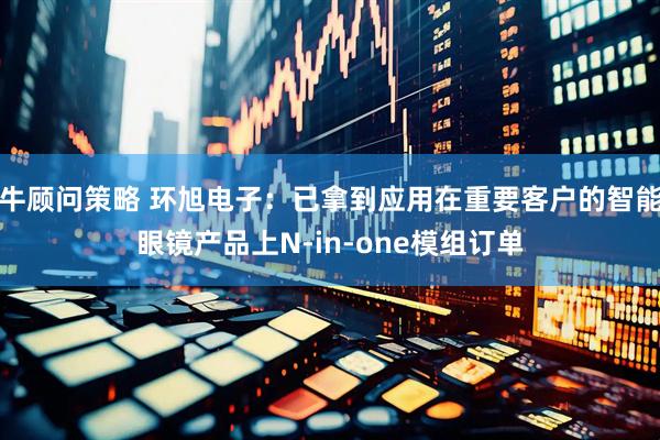 牛顾问策略 环旭电子：已拿到应用在重要客户的智能眼镜产品上N-in-one模组订单