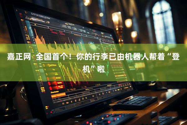 嘉正网  全国首个！你的行李已由机器人帮着“登机”啦