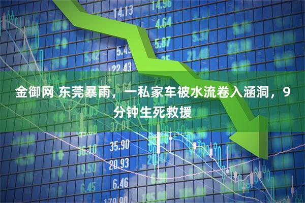 金御网 东莞暴雨，一私家车被水流卷入涵洞，9分钟生死救援
