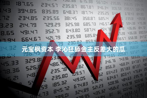 元宝枫资本 李沁狂舔金主反差大的瓜