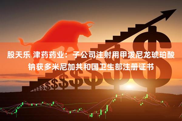股天乐 津药药业：子公司注射用甲泼尼龙琥珀酸钠获多米尼加共和国卫生部注册证书